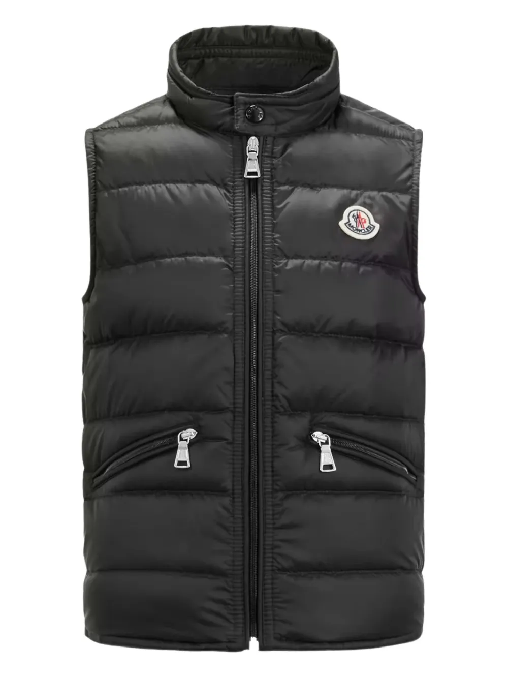 Стеганое пальто Moncler Enfant на молнии