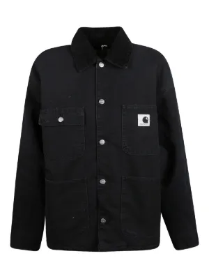 Carhartt WIP Detroit Zip Patch Jacket | Black | FARFETCH CA