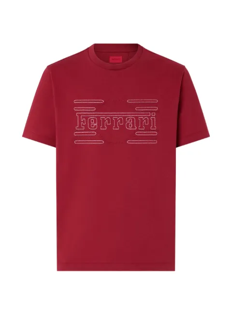Ferrari embroidered-logo T-shirt