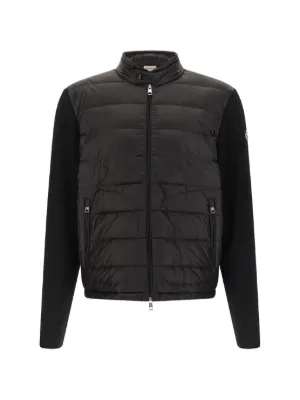 Moncler zip-up Padded Cardigan | Blue | FARFETCH ZA