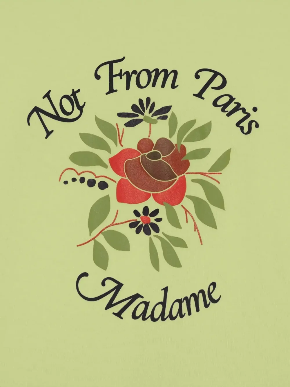 Drôle De Monsieur T-shirt met bloemenprint Groen