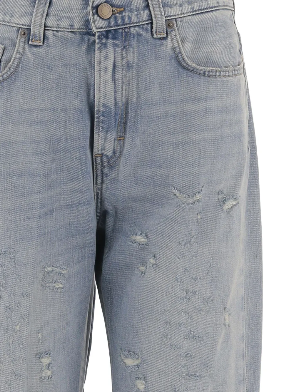 Haikure Winny gerafelde jeans Blauw