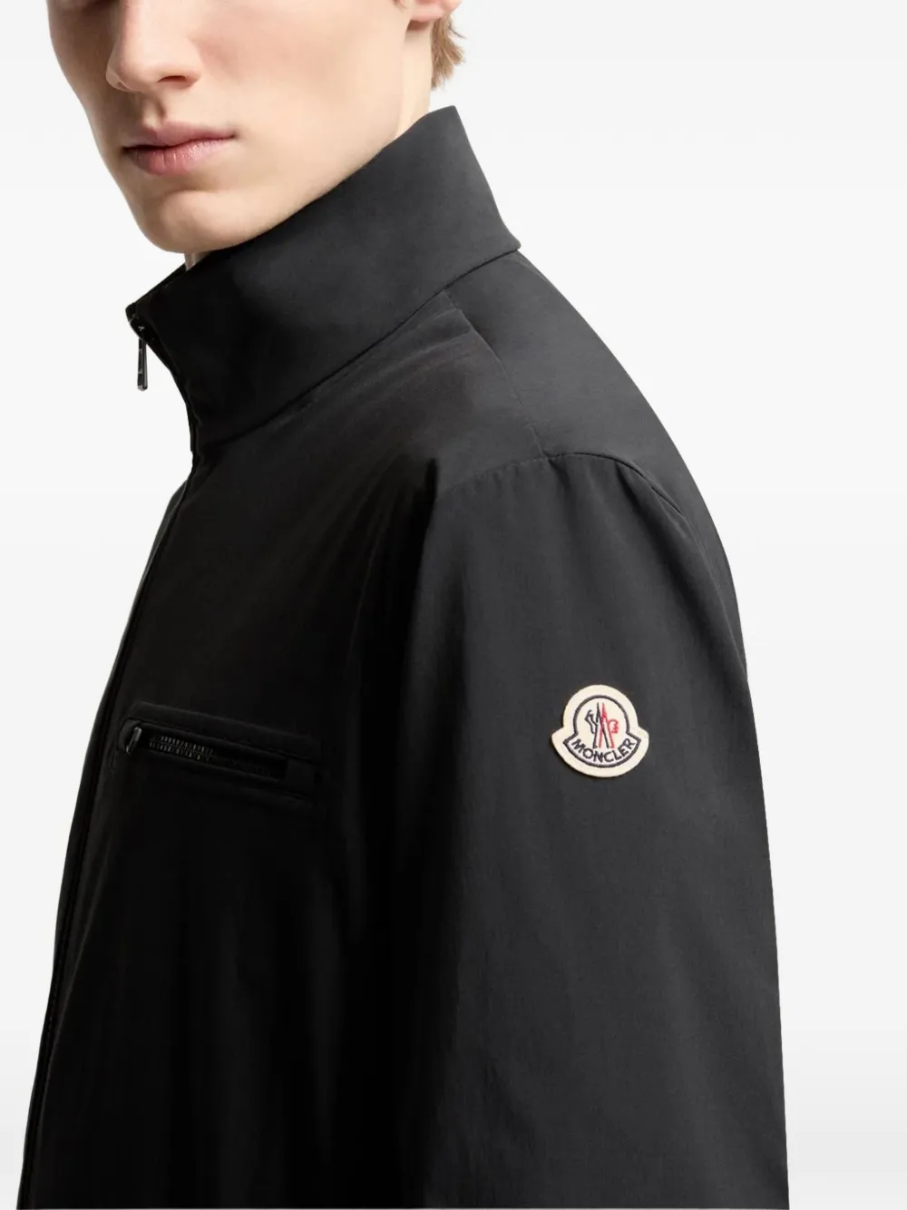 Moncler Danby jack met rits Zwart