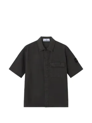 トップス Stone  FlapPocket Logo Patch Shirt Stone Island flap-pocket logo-patch Shirt | Grey | FARFETCH JO