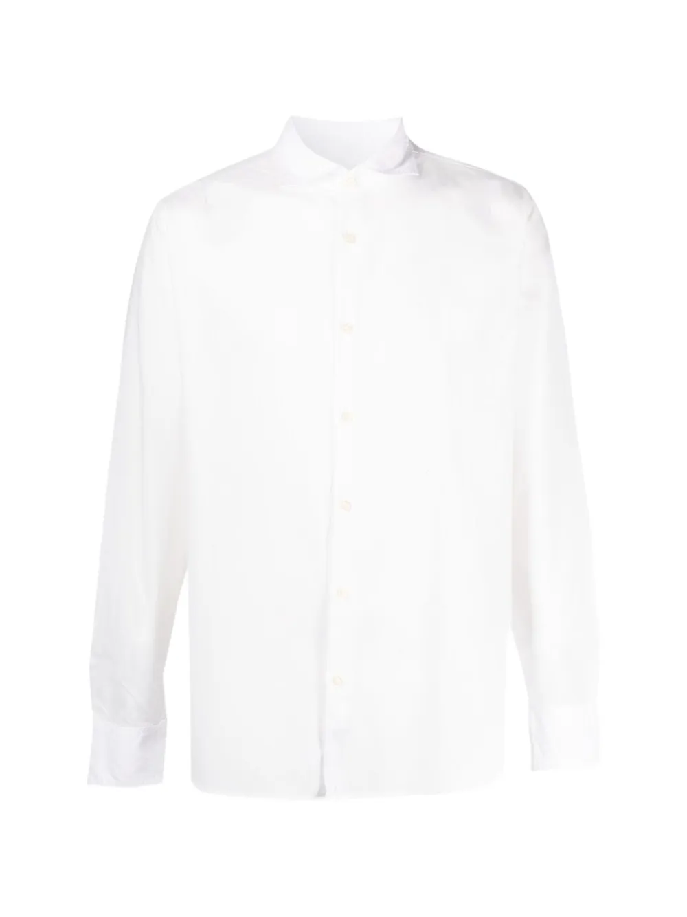 Deperlu Leon Button-up Linen Shirt In White