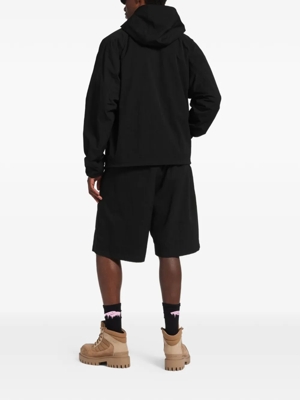 Balenciaga Jack met capuchon Zwart