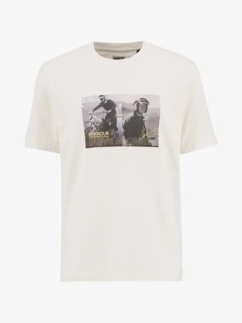 Barbour International Steve McQueen photographic-print T-shirt