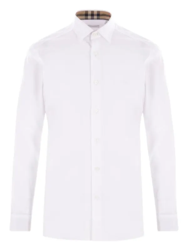 BURBERRY ホワイト 長袖シャツ 33293399_63895851_600.jpg