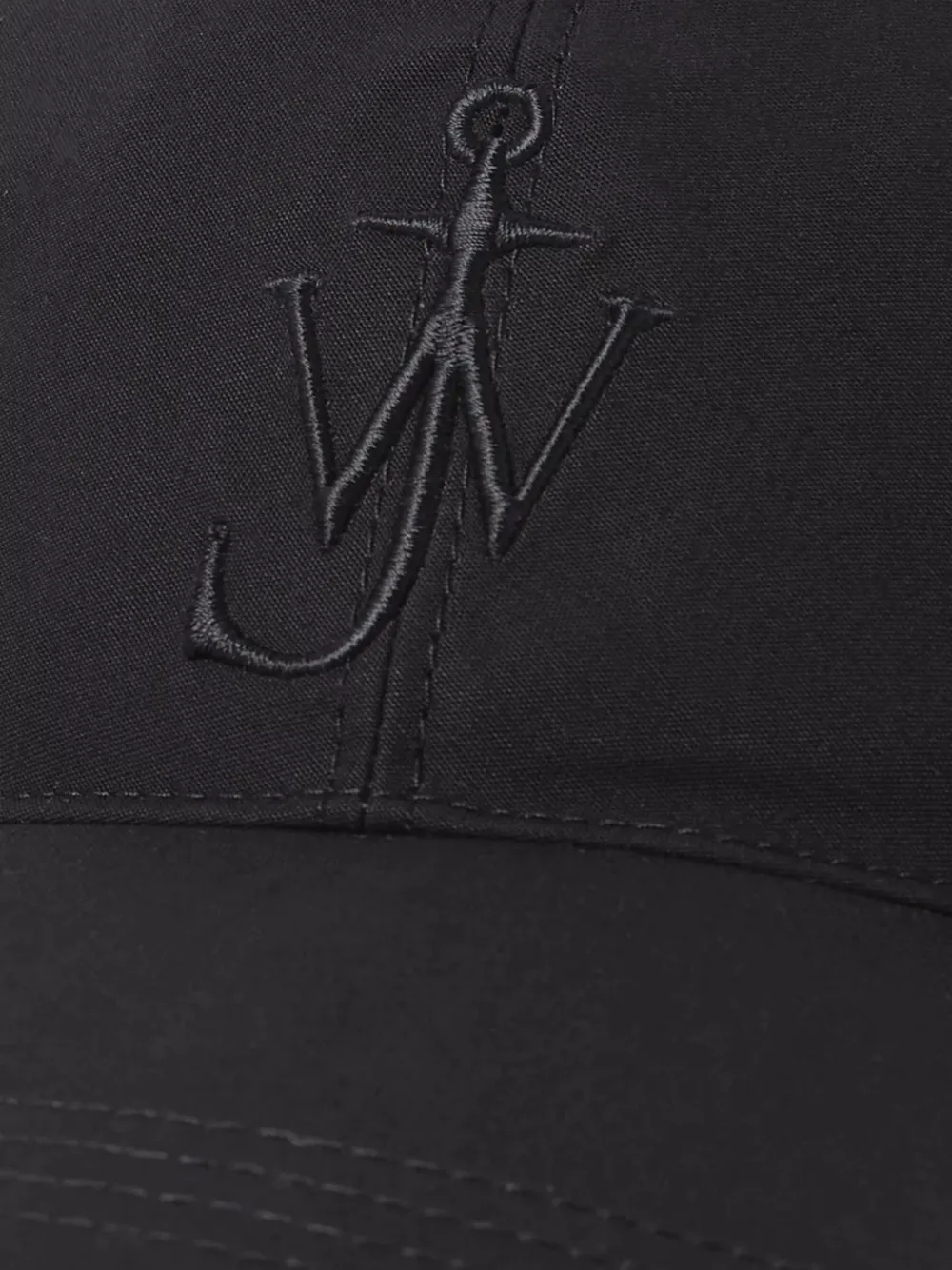 JW Anderson Honkbalpet met logopatch Zwart
