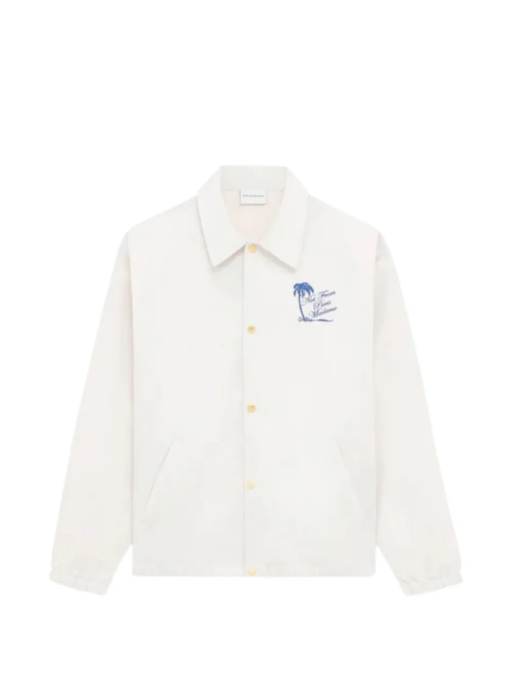 Drôle De Monsieur Giacca-camicia con stampa - Bianco
