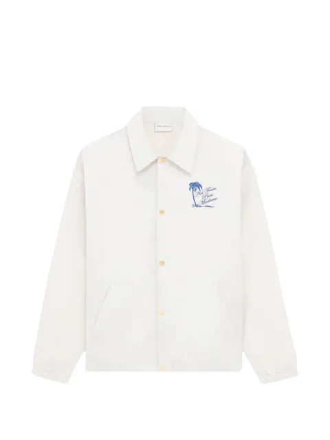 Drôle De Monsieur buttoned graphic shirt jacket