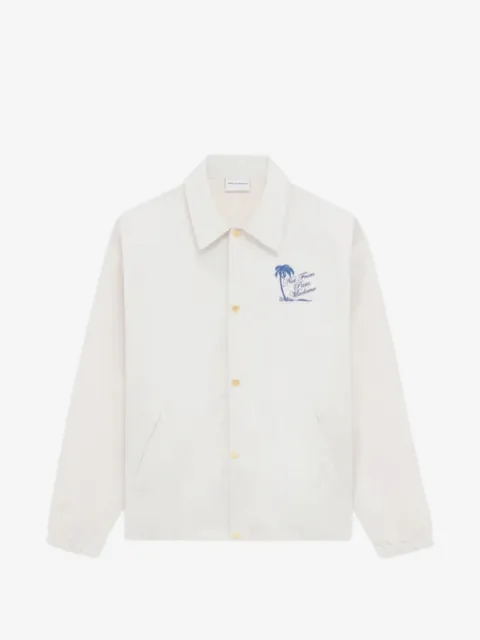 Drôle De Monsieur buttoned graphic shirt jacket