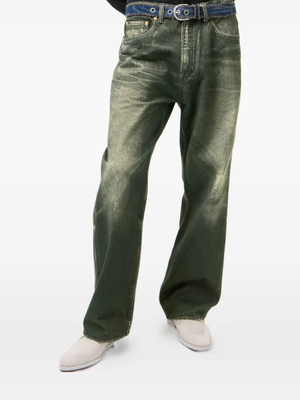 OUR LEGACY Third Cut ダメージ ジーンズ | ブラック | FARFETCH JP