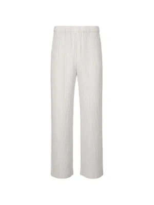 Homme Plissé Issey Miyake Basic プリーツ テーパードパンツ | グレー