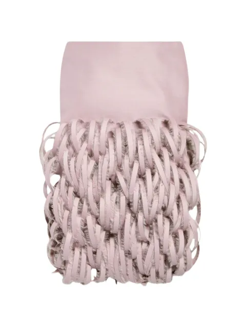Balenciaga jupe mi-longue à détail de ruban