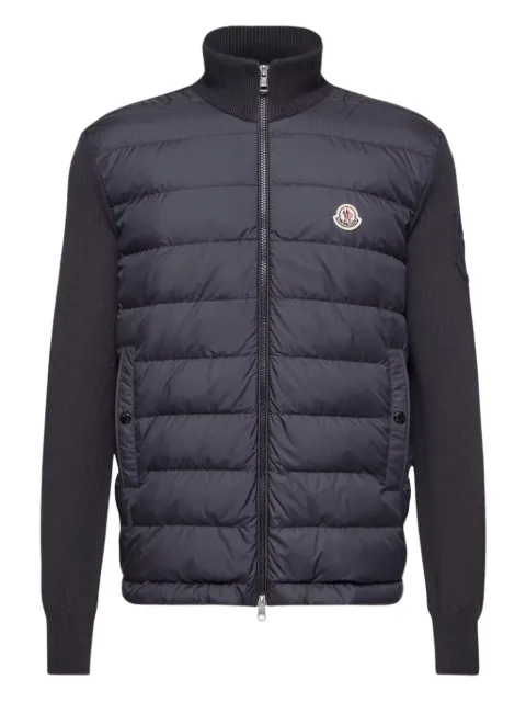 Moncler Padded logo-patch knitwear