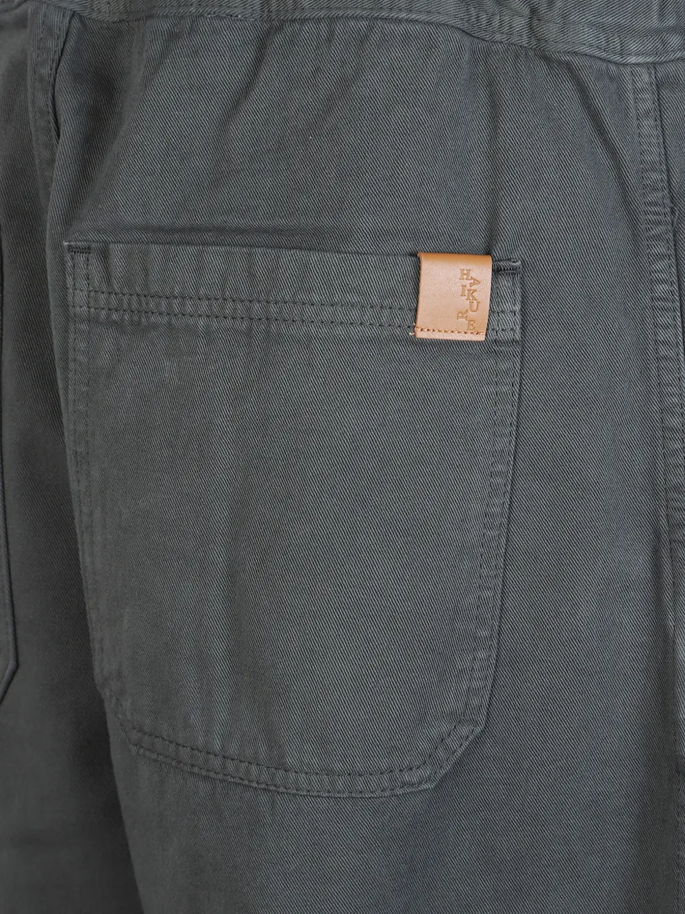 Haikure Broek met trekkoord en vlakken Grijs