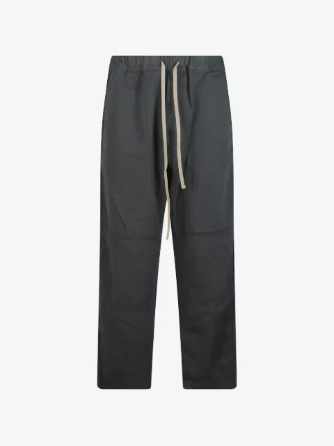 Haikure drawstring panelled trousers