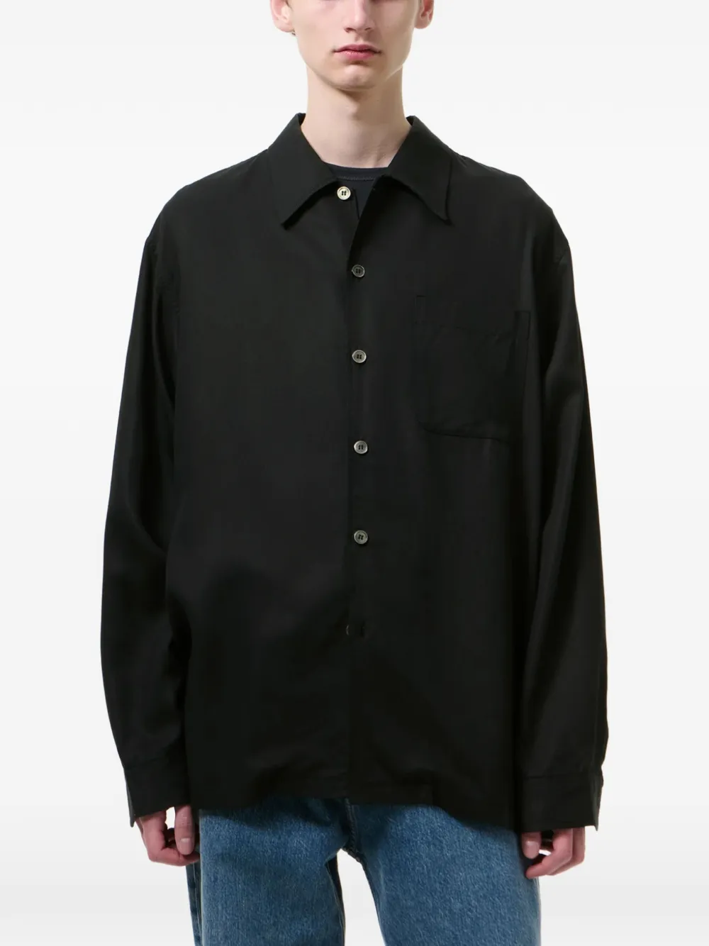 OUR LEGACY long-sleeves shirt - Zwart