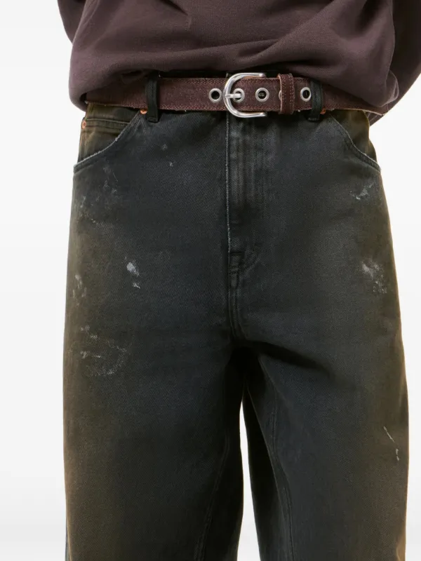 OUR LEGACY Vast Cut Distressed Jeans | Grey | FARFETCH UK