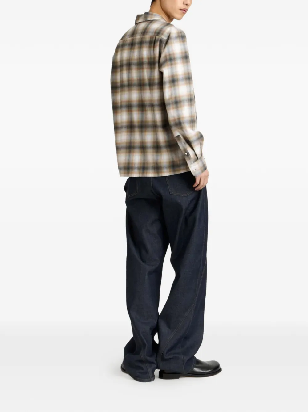 JW Anderson Overhemd met borstzak en knoopsluiting Beige