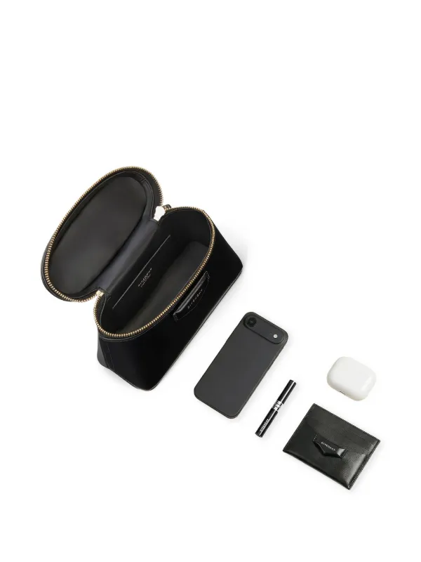 Givenchy Antigona Vanity Bag In Box Leather With Chain | Black