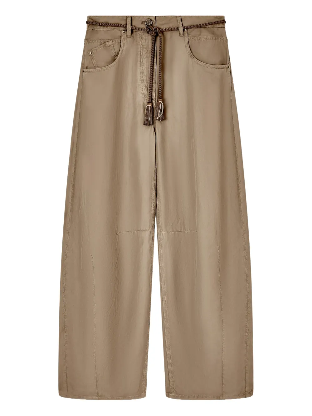 Giorgio Armani Pantaloni con cintura - Marrone