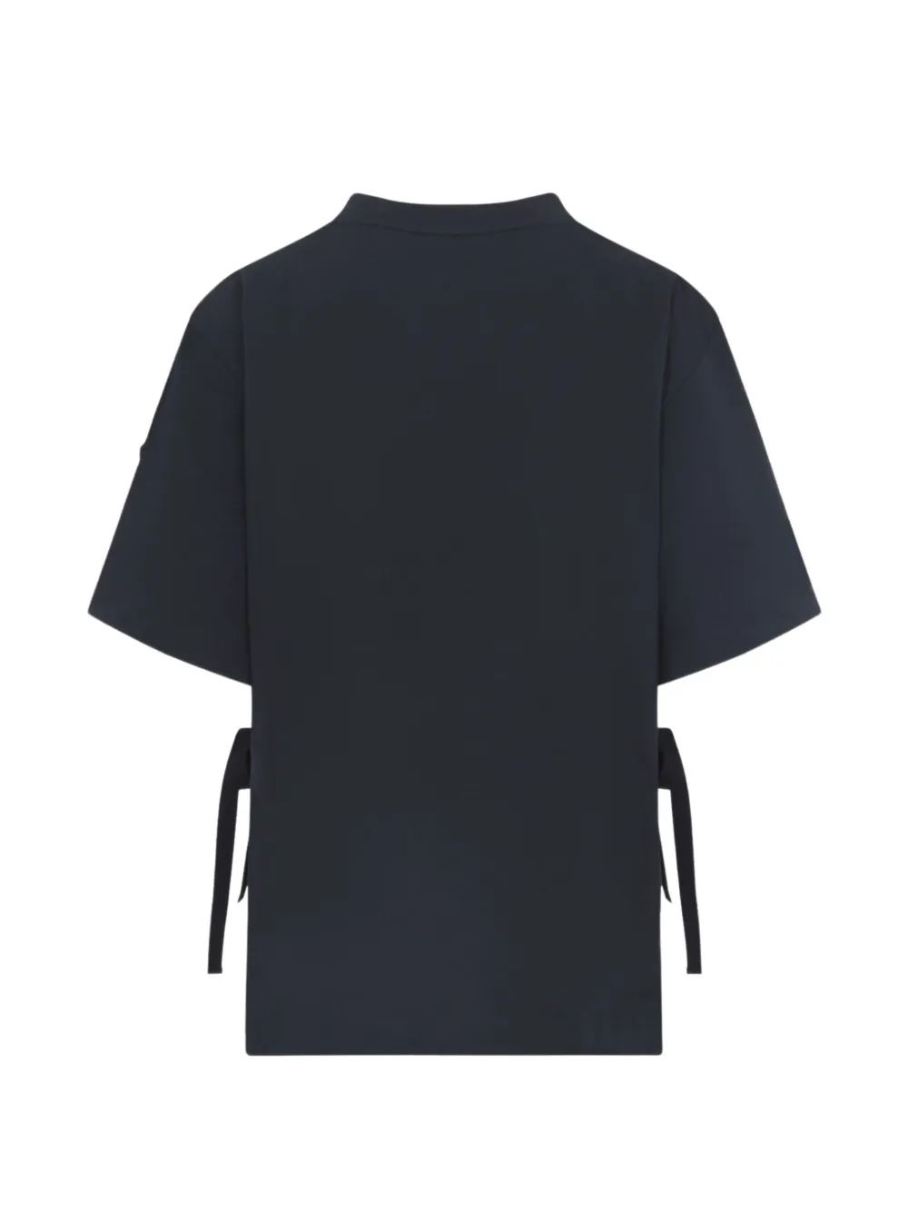 Moncler Gestrikt T-shirt met applicatie Blauw
