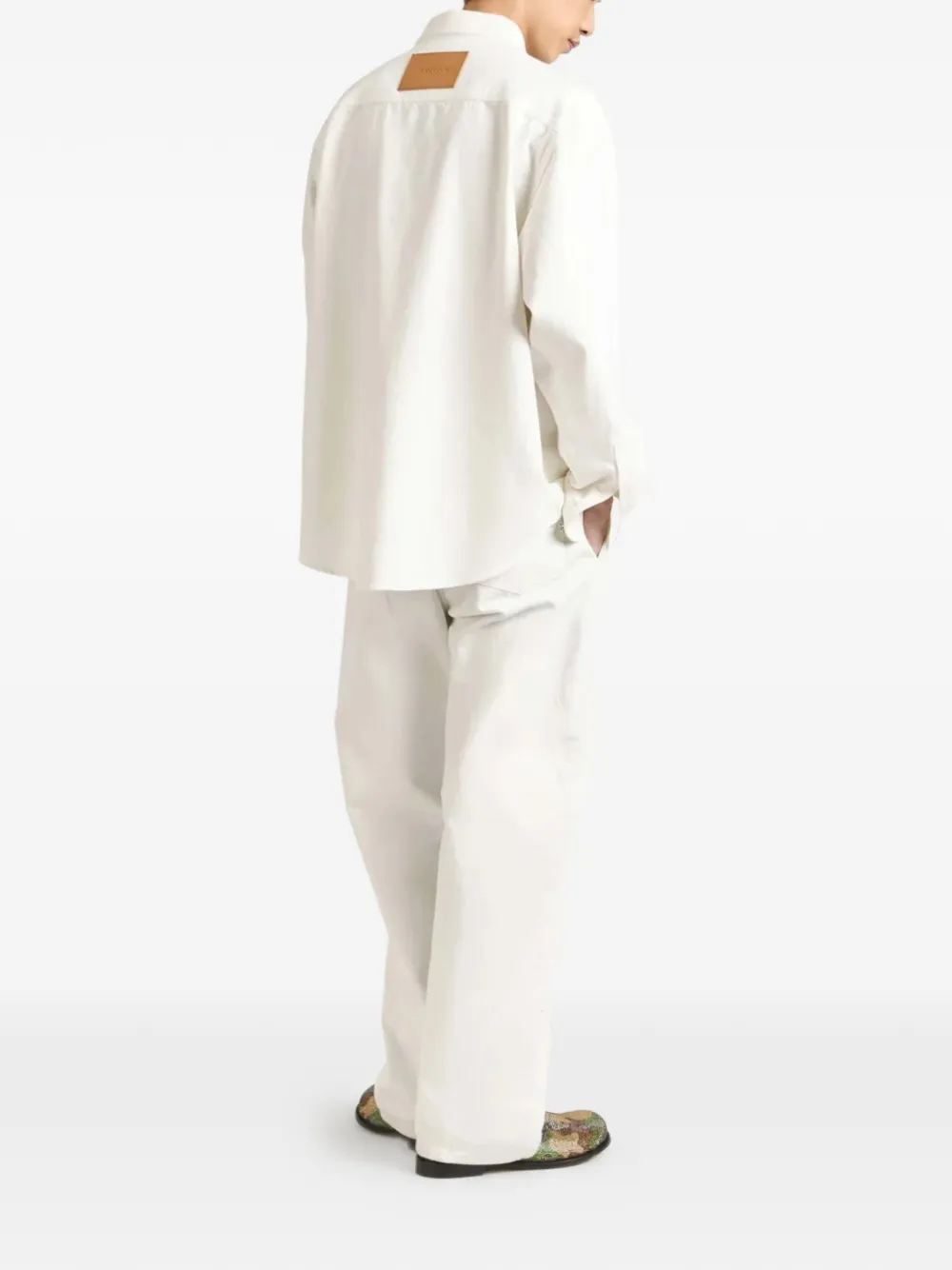  Jw Anderson Chest-pocket Shirt - Neutrals 