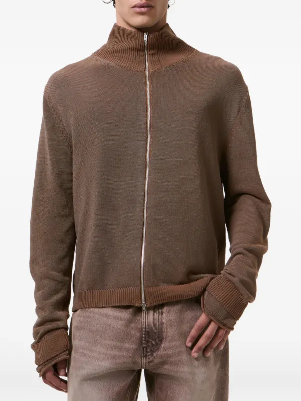 OUR LEGACY Float Funnel Cardigan | Brown | FARFETCH