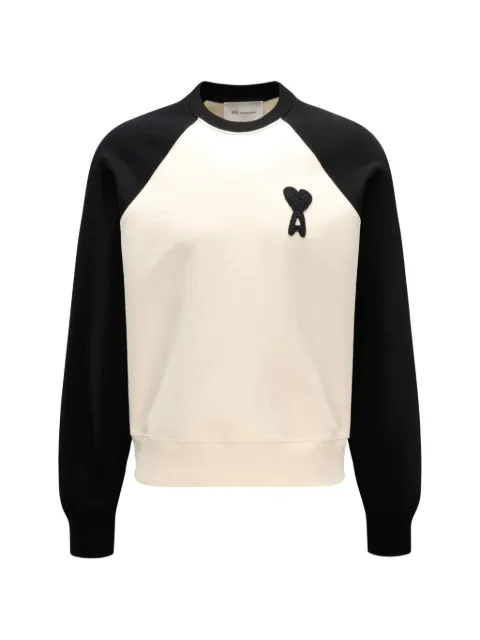 AMI Paris appliqué-logo sweatshirt