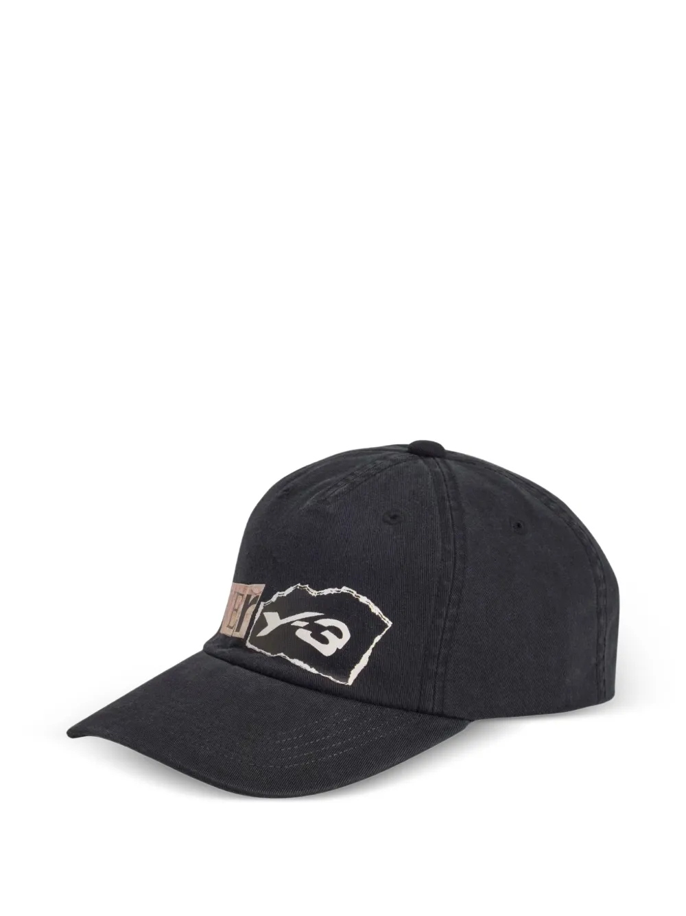 Y-3 Cappello da baseball con logo - Nero