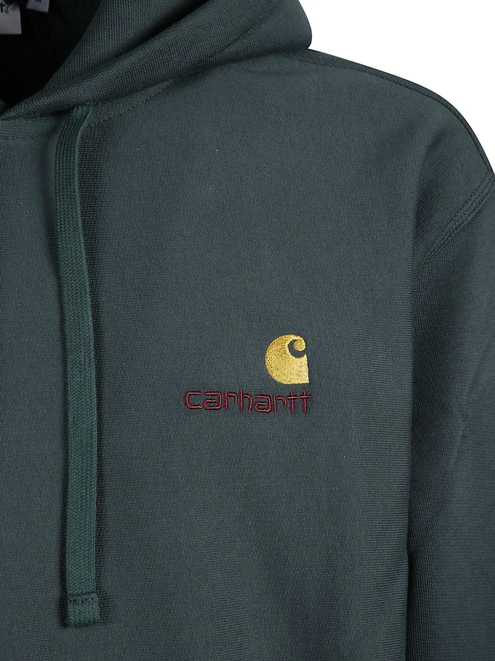 Carhartt WIP Hoodie met geborduurd logo Groen