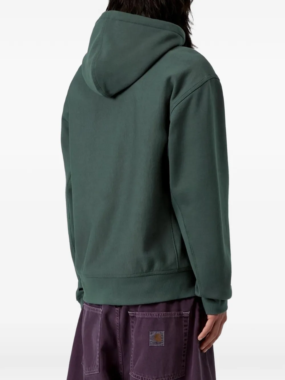 Carhartt WIP Hoodie met geborduurd logo Groen