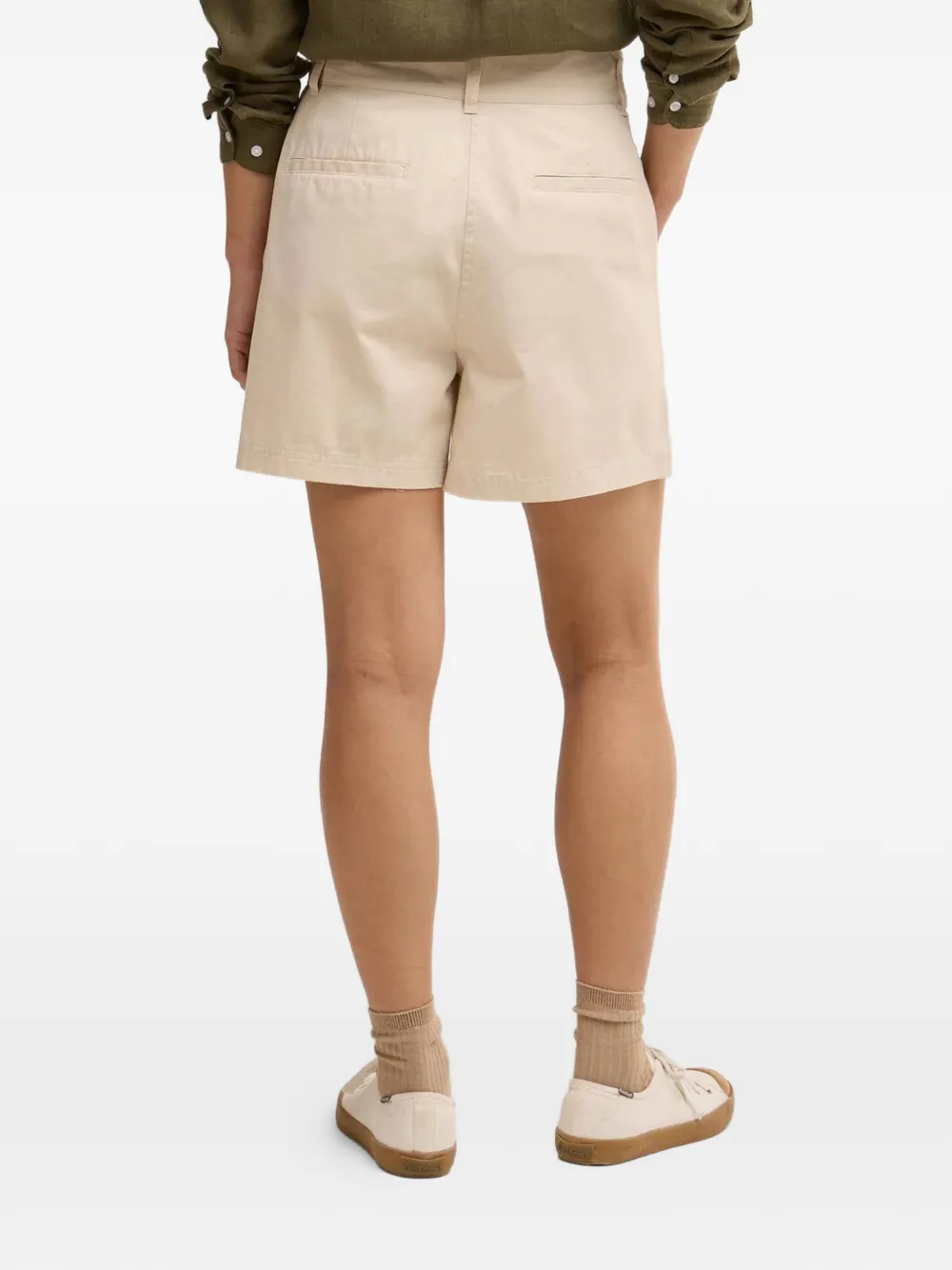 Barbour Fern Pleated Shorts - Neutrals 