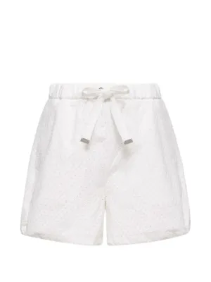 Sacai Aライン ショートパンツ | ホワイト | FARFETCH JP