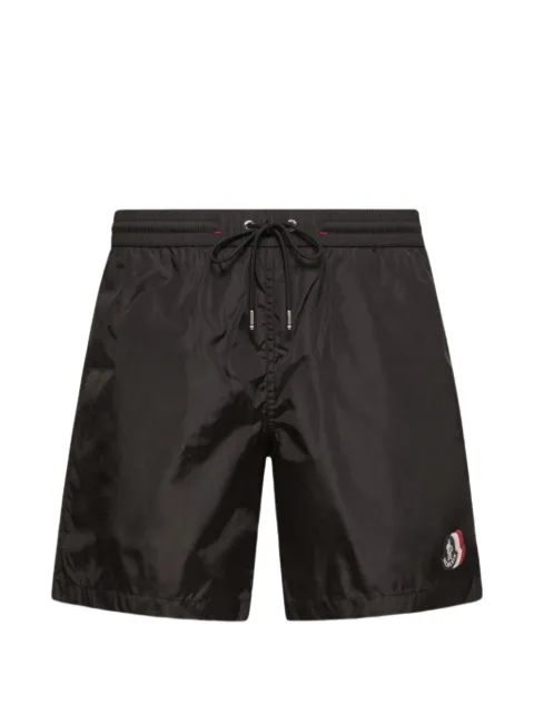 Moncler drawstring logo patch shorts