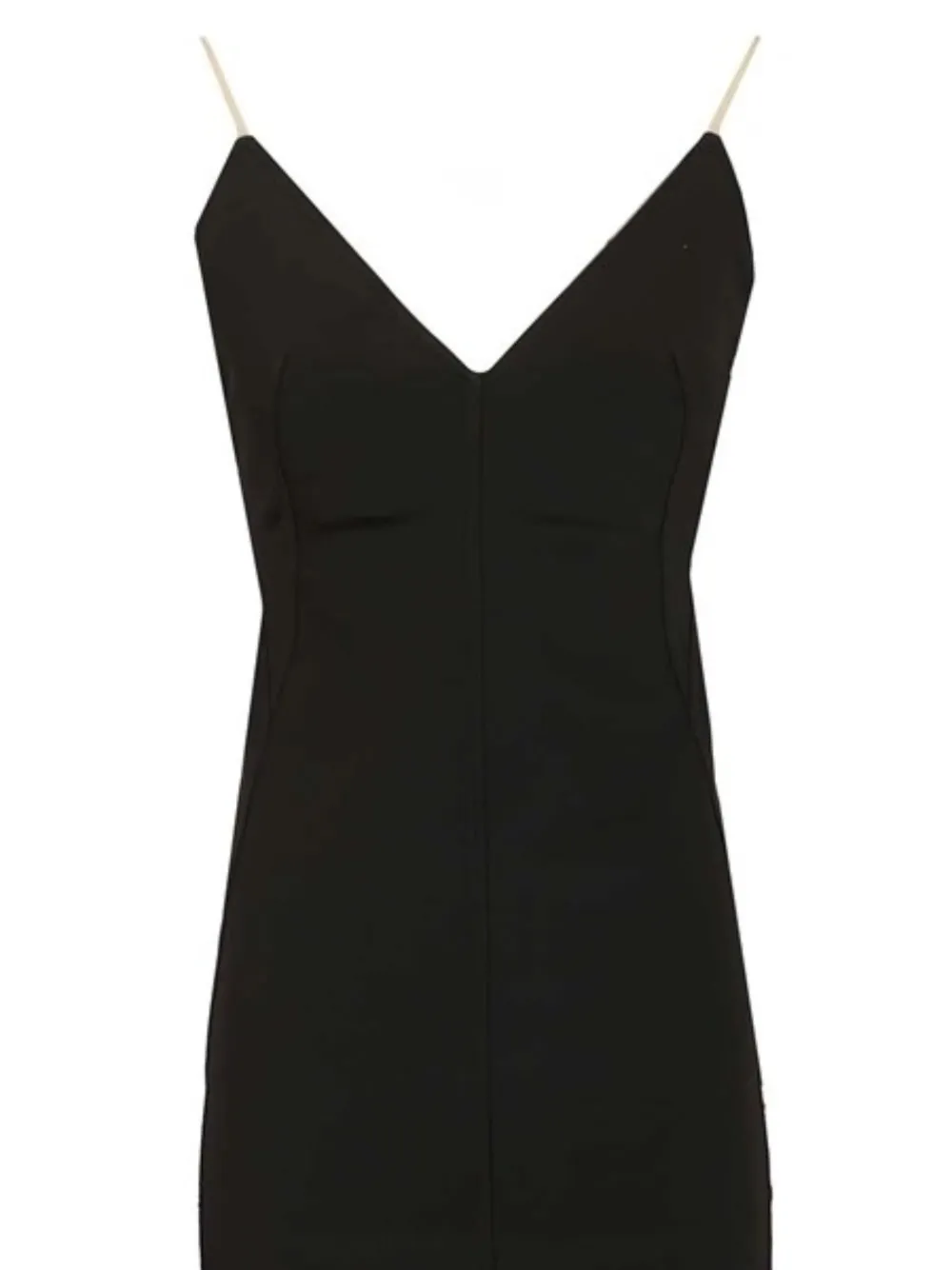 Rick Owens Maxi-jurk met V-hals Zwart
