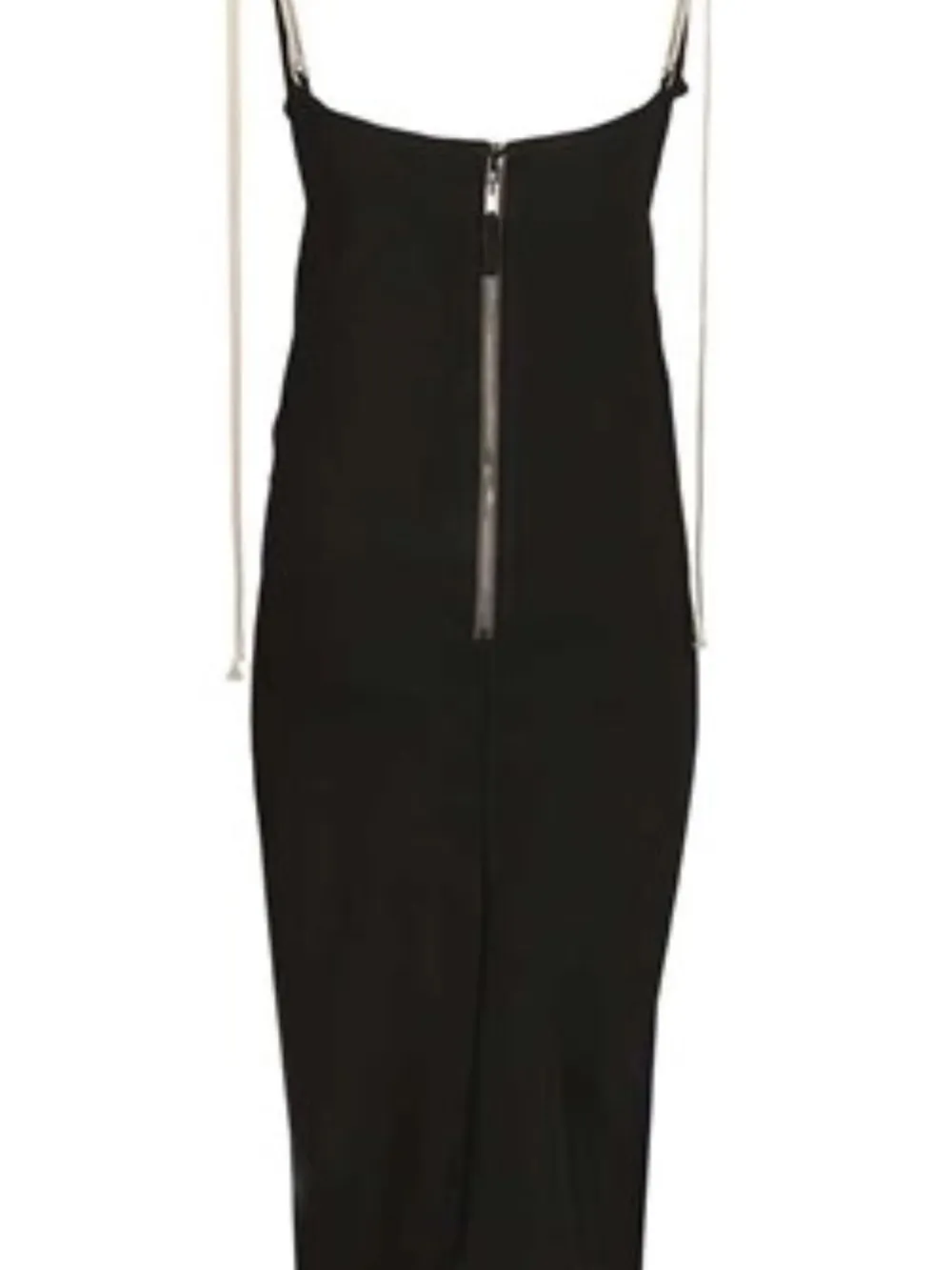 Rick Owens Maxi-jurk met V-hals Zwart