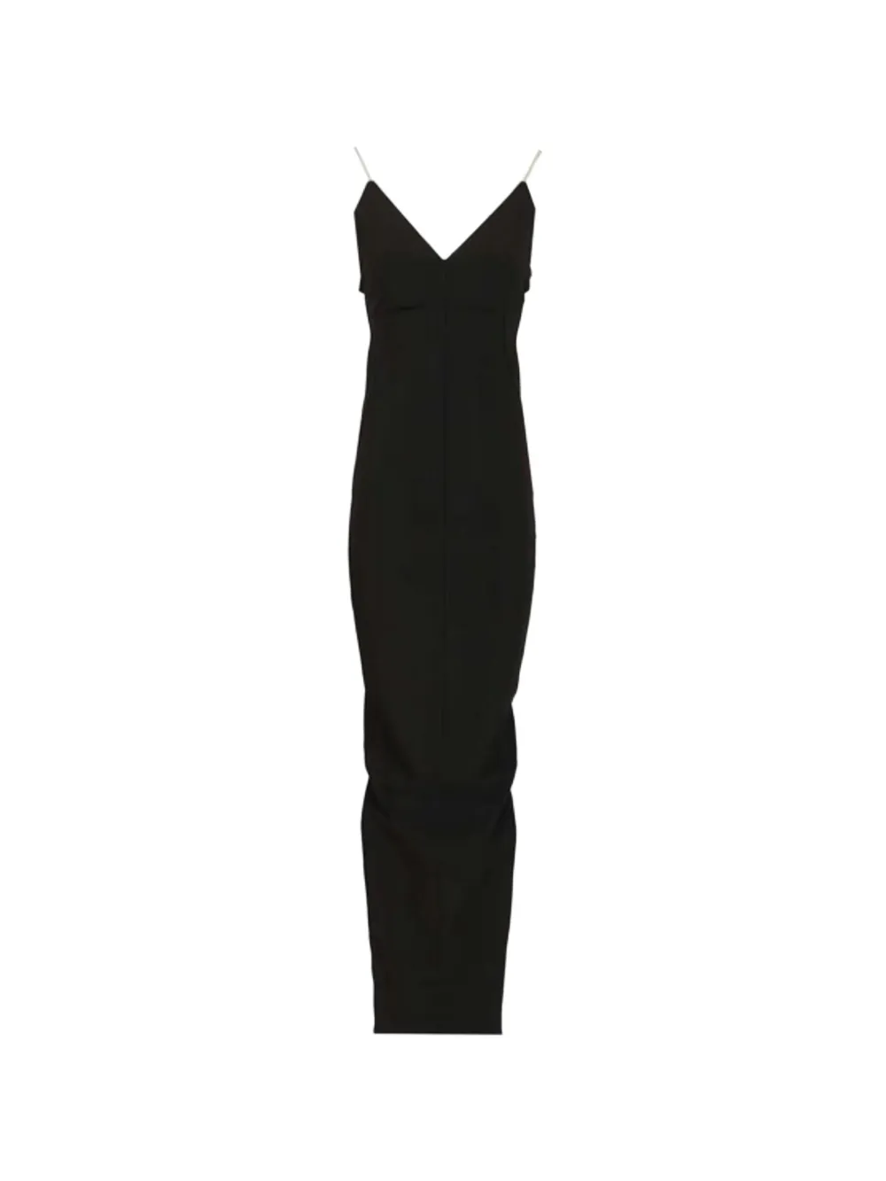 Rick Owens V-neck maxi dress - Nero