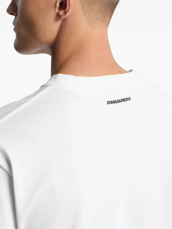 DSQUARED2 Iconique グラフィック Tシャツ | ホワイト | FARFETCH JP