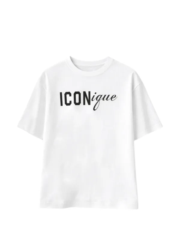 DSQUARED2 Iconique グラフィック Tシャツ | ホワイト | FARFETCH JP