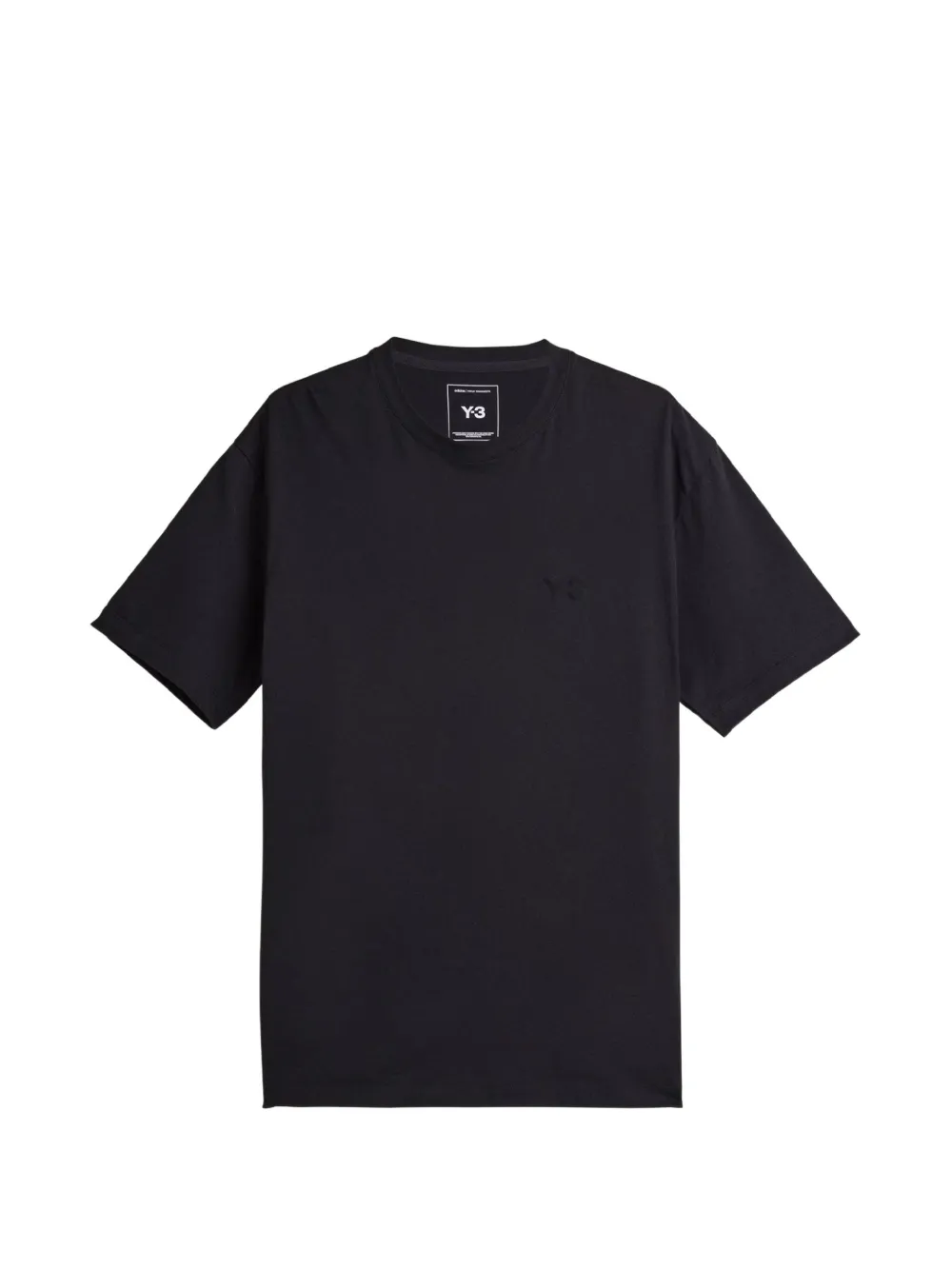 Y-3 t-shirt à détail de logo - Noir Y-3 t-shirt à détail de logo - Noir