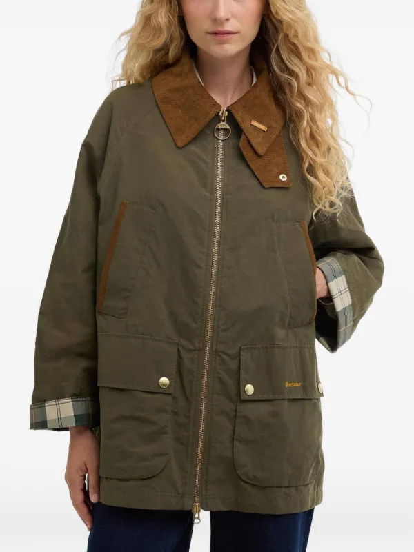Barbour Bedale Icons tartan-trim Jacket | Green | FARFETCH CA