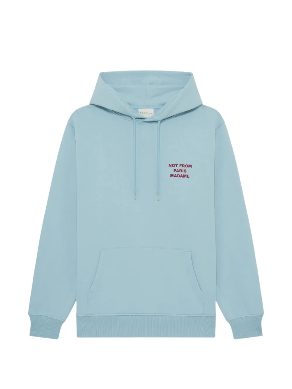 Drôle De Monsieur kangaroo-pocket hoodie - Blau
