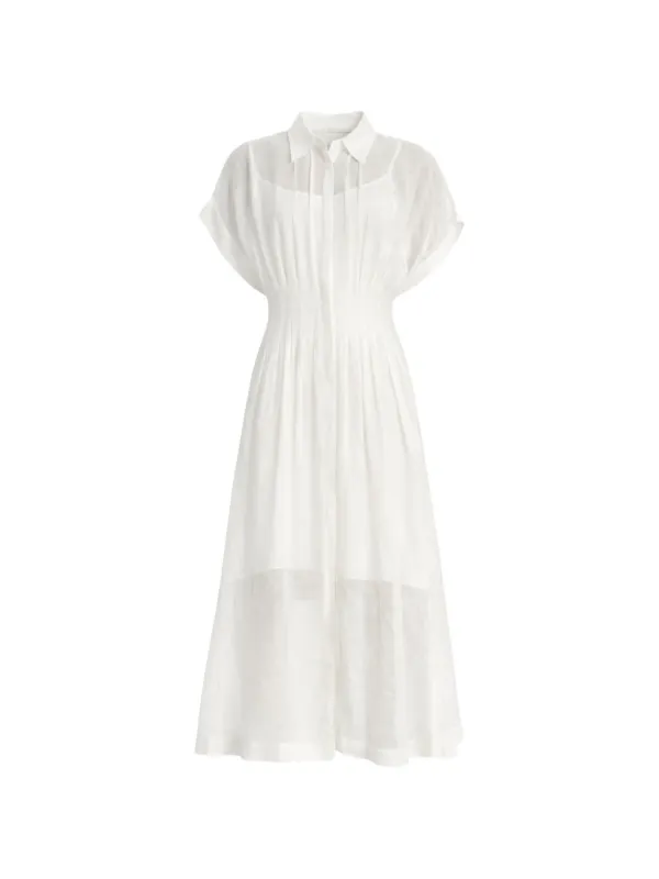 boss pleated dress Flissani Pleated Midi Dress