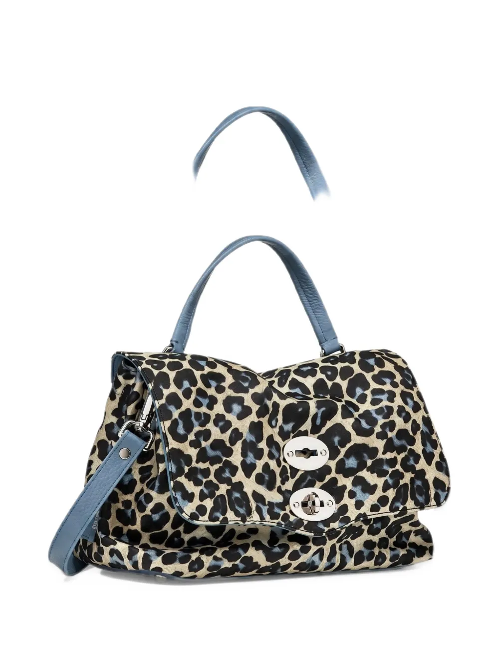 Zanellato small Postina leopard-print tote bag Beige