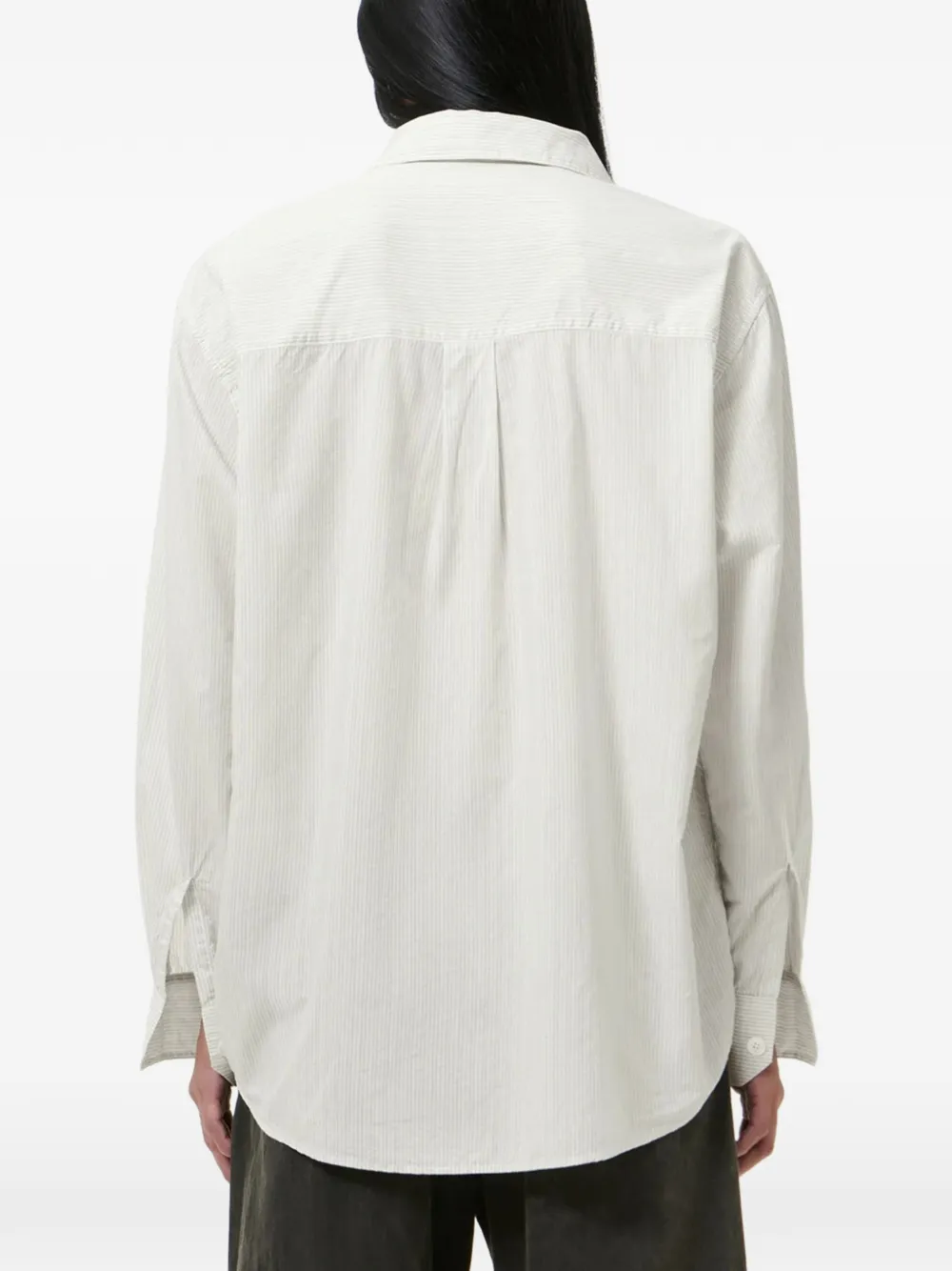  Our Legacy Above Stripe Pocket Shirt - Neutrals 