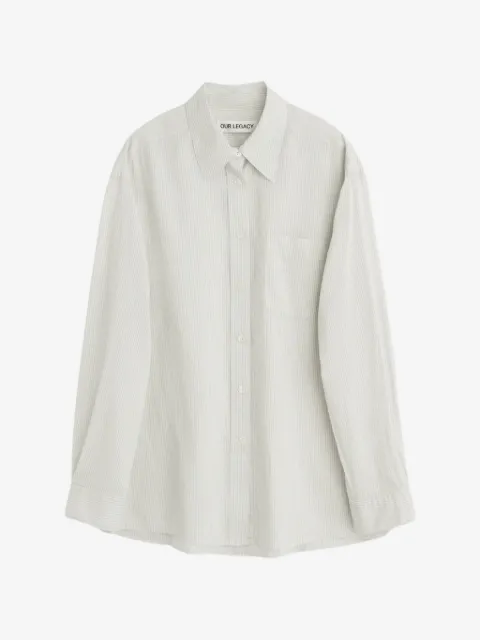 OUR LEGACY Above stripe pocket shirt