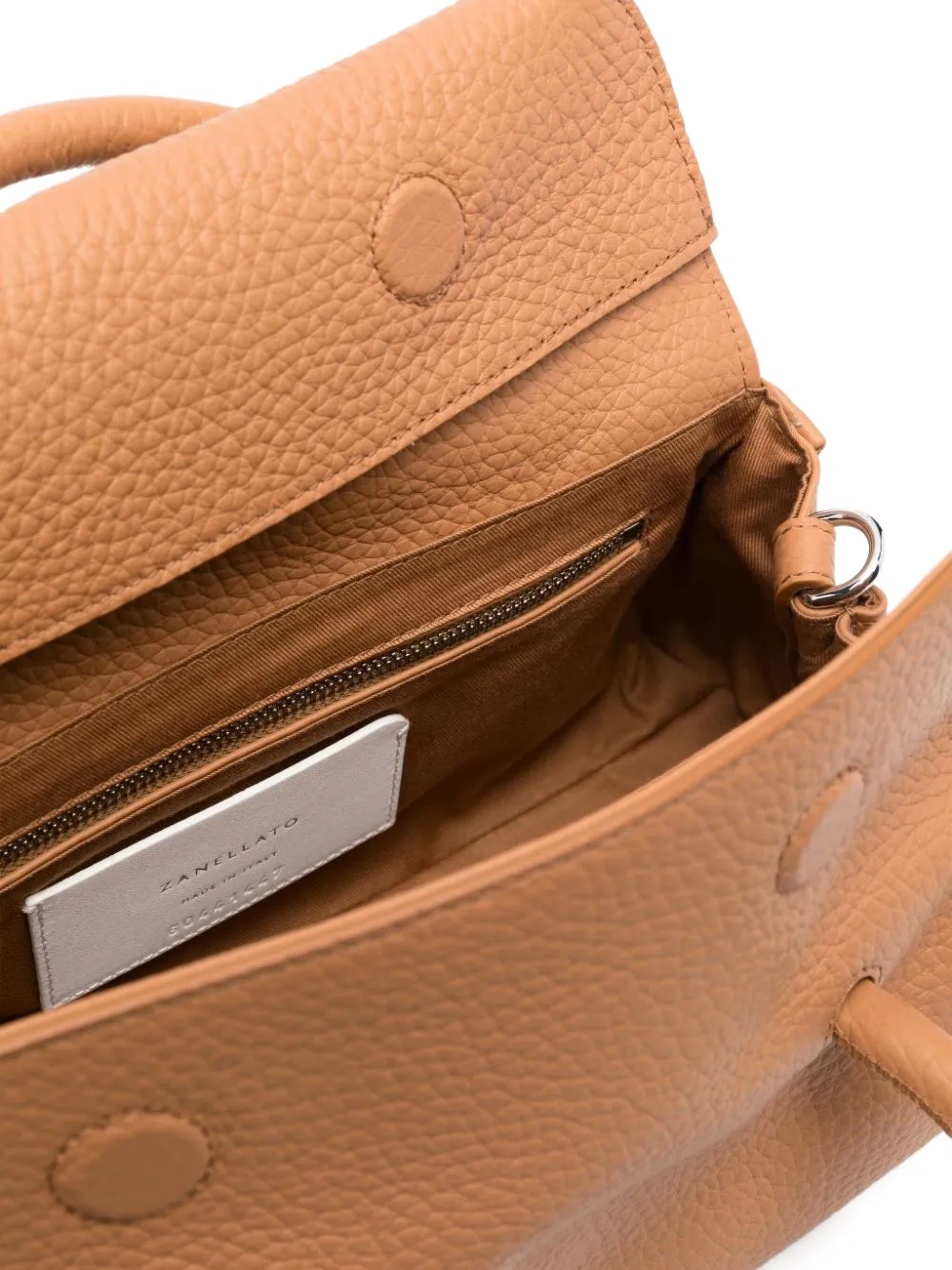 Studded Top-Handle Tote Bag